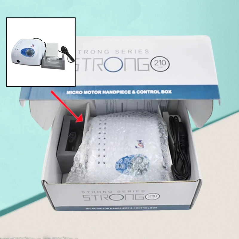 

Dental Micro Motor 35000RPM Drill Machine 65W Strong Torque for Lab & Clinic with Polishing Device & Grinding Bits Set