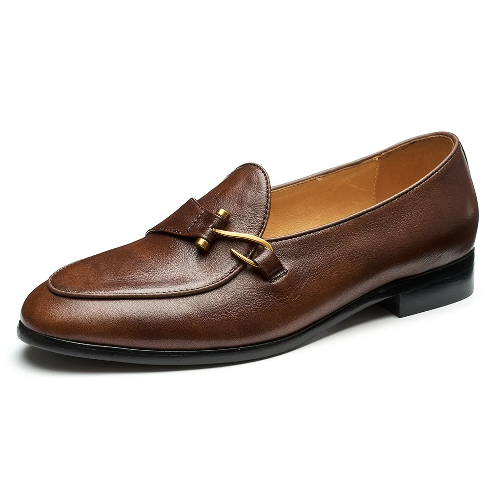 

Весенние новые модные лоферы на плоской подошве, кожаная мужская повседневная обувь, деловая официальная обувь ручной работы, обувь без шнуровки для вождения для мужчин, мокасины