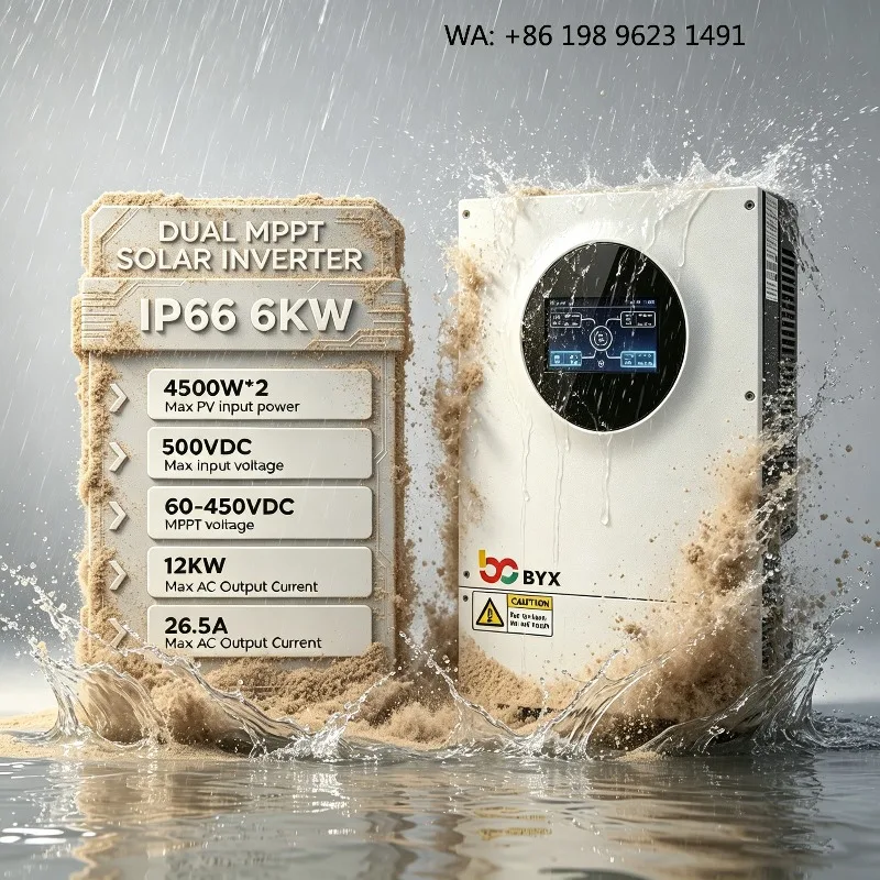 5KW-16KW IP65 Factory Direct Hybrid Solar Inverter 48V High MPPT Efficiency Best Solar Power Equipment