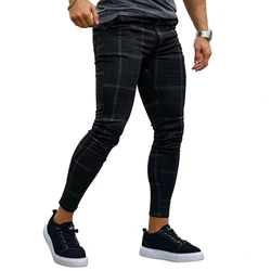 Mens free shipping high Skinny  male Jogging pants classic Trousers Casual Daily For Office Parties streetwear