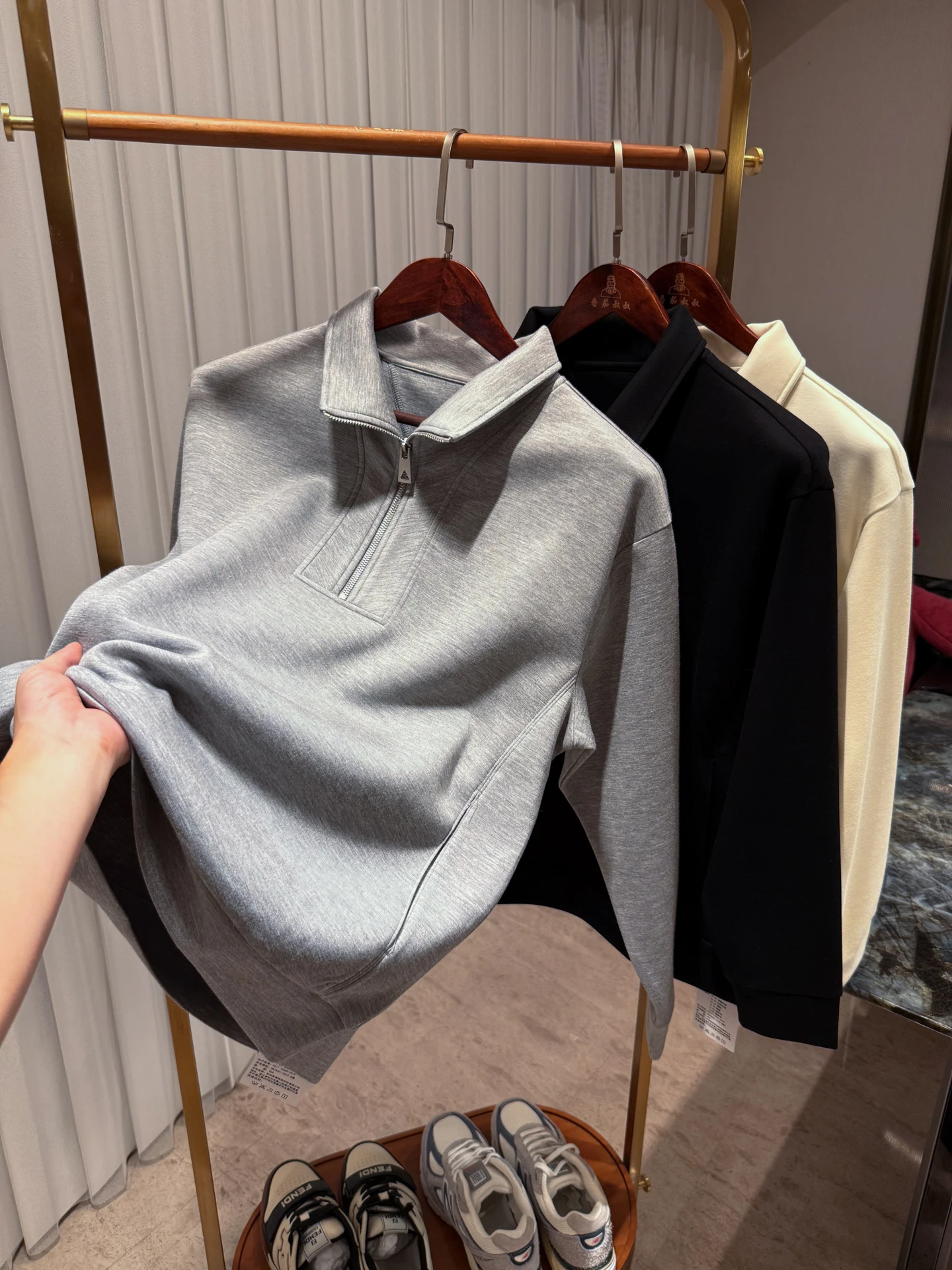 

Ele Wool Silk Men's Sweatirt Anti-Wrinkle Elastic Skin-Friendly Autumn Winter High-Quali Hoodie Casual Sle Long Sve