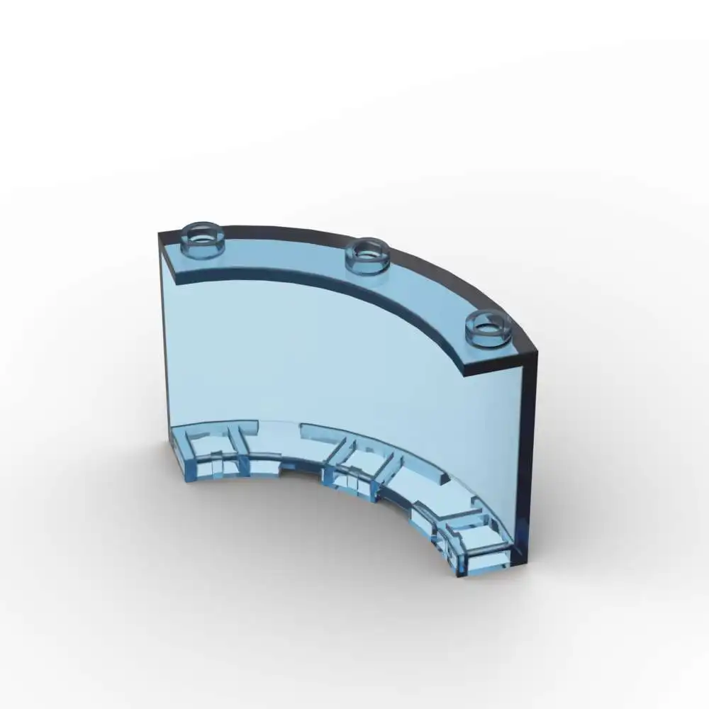 MOC 10 Uds 4041 cilindro cuarto 4x4x3 Kit de bloques de construcción Panel casa partículas de ladrillo juguetes educativos para montar regalos de cumpleaños