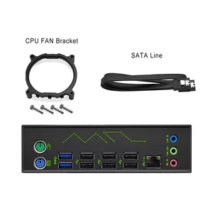 Machinist-MR9A Pro X99 Motherboard Combo-Kit, CPU Xeon E5 2666 V3, DDR4, RAM 32 GB Speicherbaugruppe, vier Kanäle, ATX 9 Hauptverkaufsplatte MAE X99 AD4 - №8