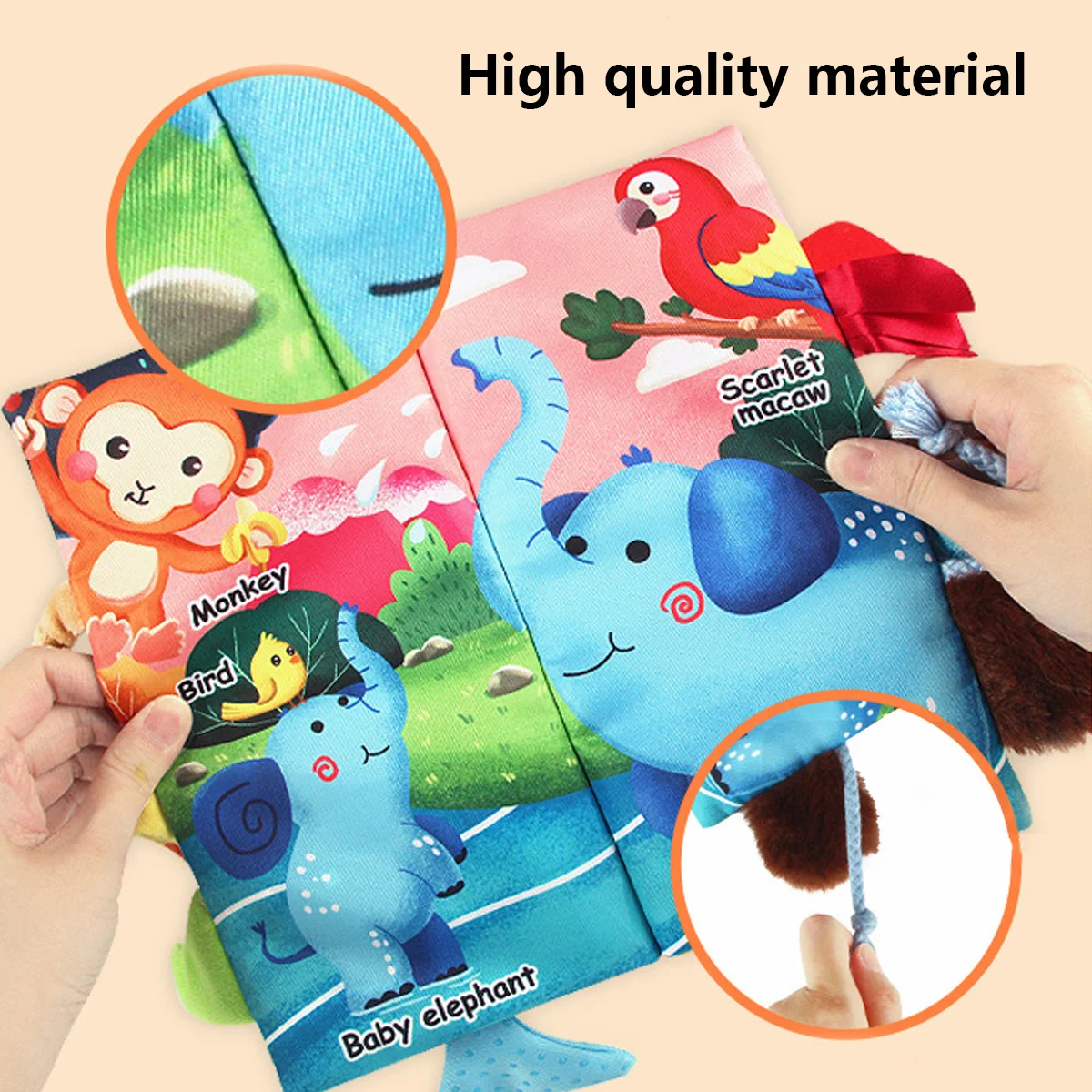 Baby Books Toys 0-6-12 Months,Baby Touch and Feel Crinkle Books, Newborn Infant Carseat Toys Shower Gifts Easter Basket Stuffers