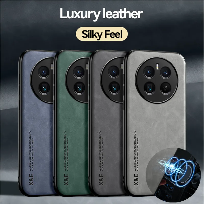 Luxury Shockproof Case for Huawei Nova 12i 12S 12 SE Protective Cover Magnetic Car Holder Phone Coque Fundas