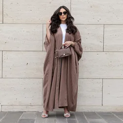 Open Front Abaya Long Sleeve Modest Muslim Out Kaftan Loose Maxi Length Dress ,Women Jilbabs Cardigan Coat Women's Clothing