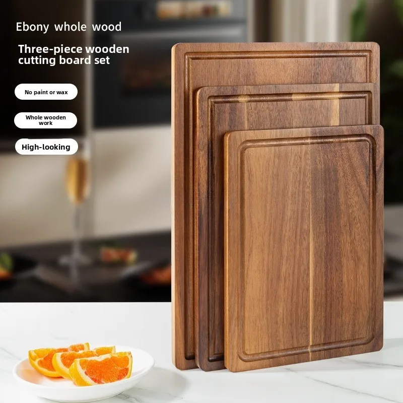 

Large sized high-quality woodworking cutting board:14.9 *10.2 inches/13 *9 inches/11 *7.6 inches, thick solid wood cutting board