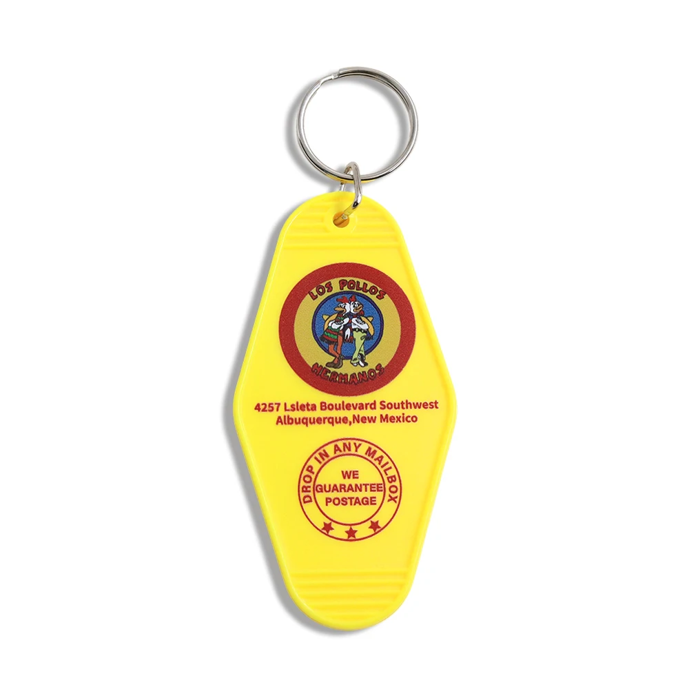 Los pollos hermanos chaveiro frango irmãos chave tag quebrando má melhor chamada saulo pingente periférico série de tv fãs presente