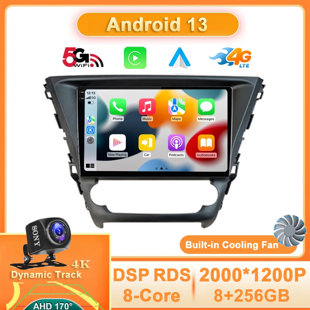

Android 13 Car Radio For Toyota Avensis 2018 2019 2020 Multimedia Navigation GPS Stereo Player Auto Video Carplay 4G WIFI QLED