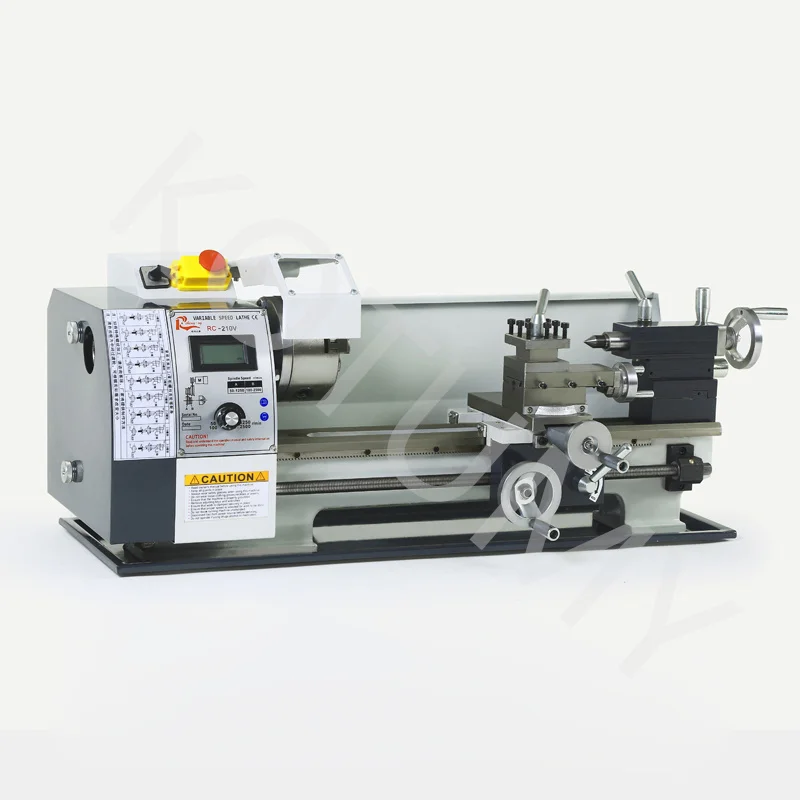 900W/1100W  Stainless Steel Lathe Metal Processing Lathe  Mini Lathe Machine Benchtop Metal Lathe Tool Household DIY Small