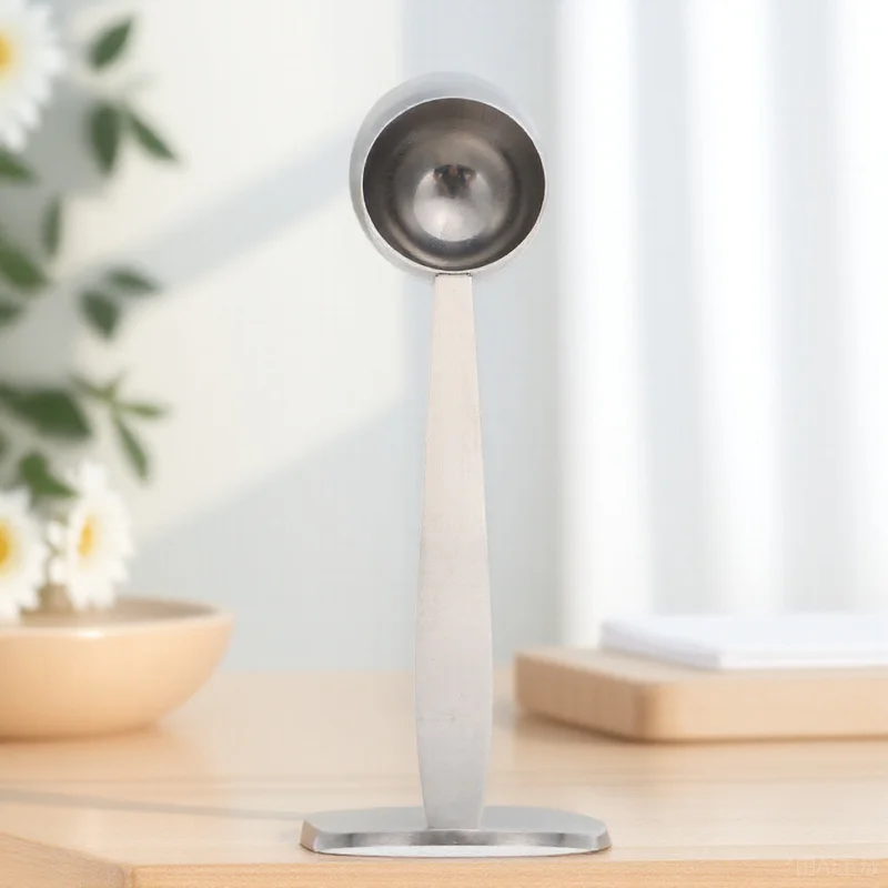 

Multipurpose Coffee Spoon Dual-Use Stainless Steel Tamper for Home and Shop Use Coffee Tamper Spoons Stainless Steel Spoons