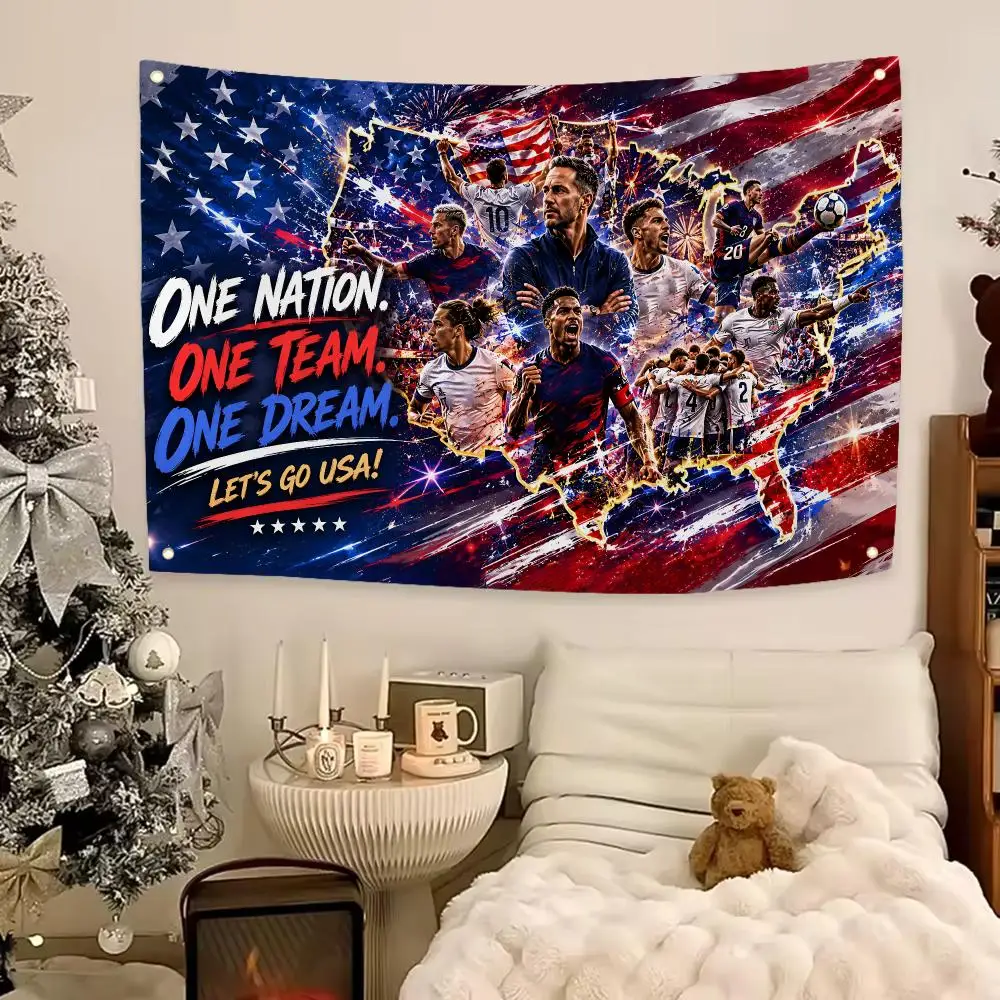 Elite Sports American Football Flags Aesthetic Wall Hanging Flag Banner Bedroom Living Room Home Decor Large HD