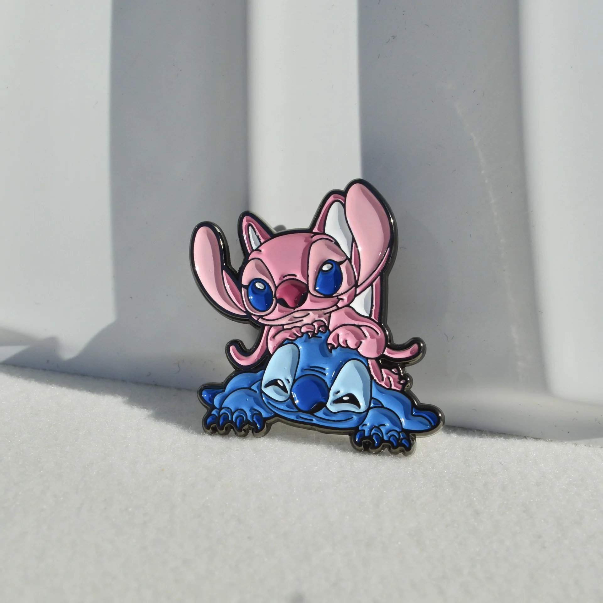 Cartoon Blue Monster Soft Enamel Pin Brooch for Clothes Lapel Pins for Backpacks Kids Badges on Bags Jewelry Accessories Gifts