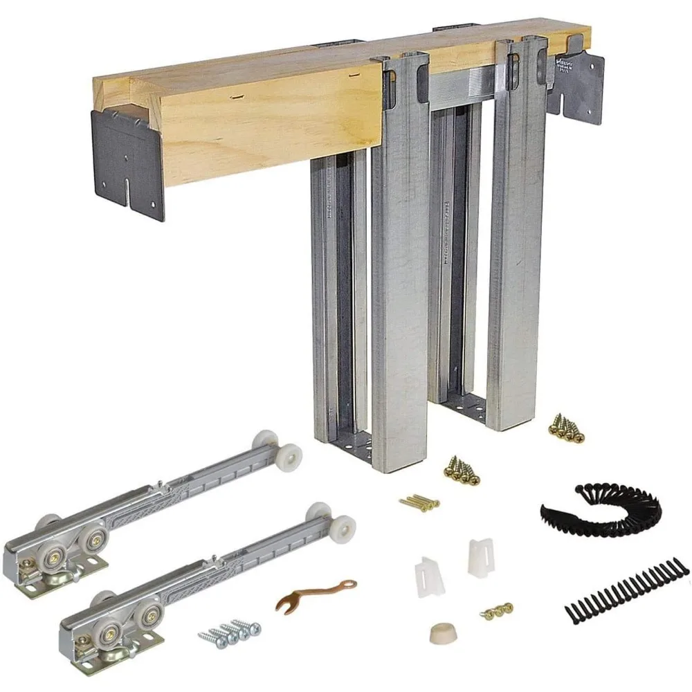 

1500 Soft Close Series Commercial Grade Pocket Door Frame for 2x4 Stud Wall (28 inch x 80 inch)
