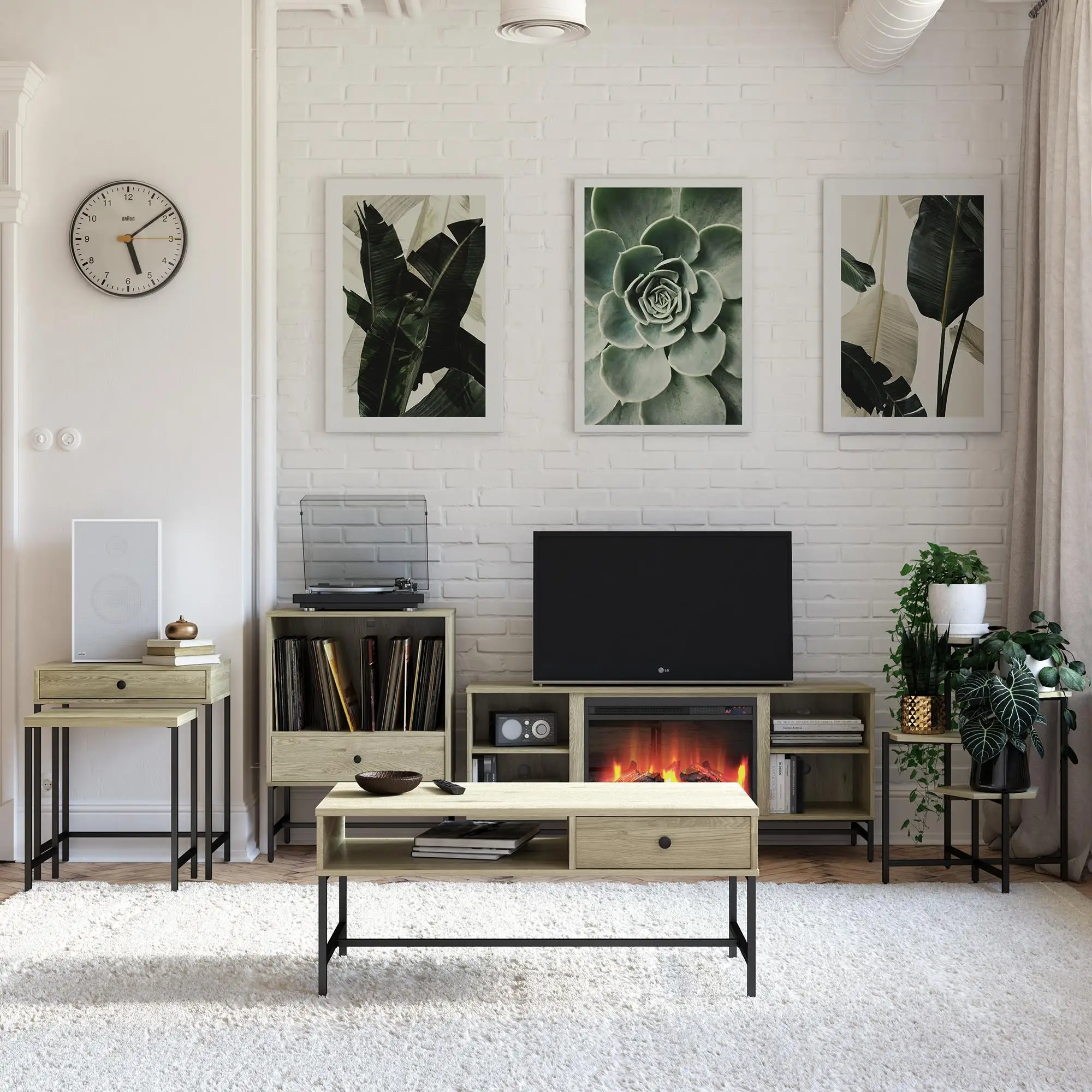 

Brookville Coffee Table for Living Room Furniture Modern Simple Style Small Size Coffee Table Home Decorative Table