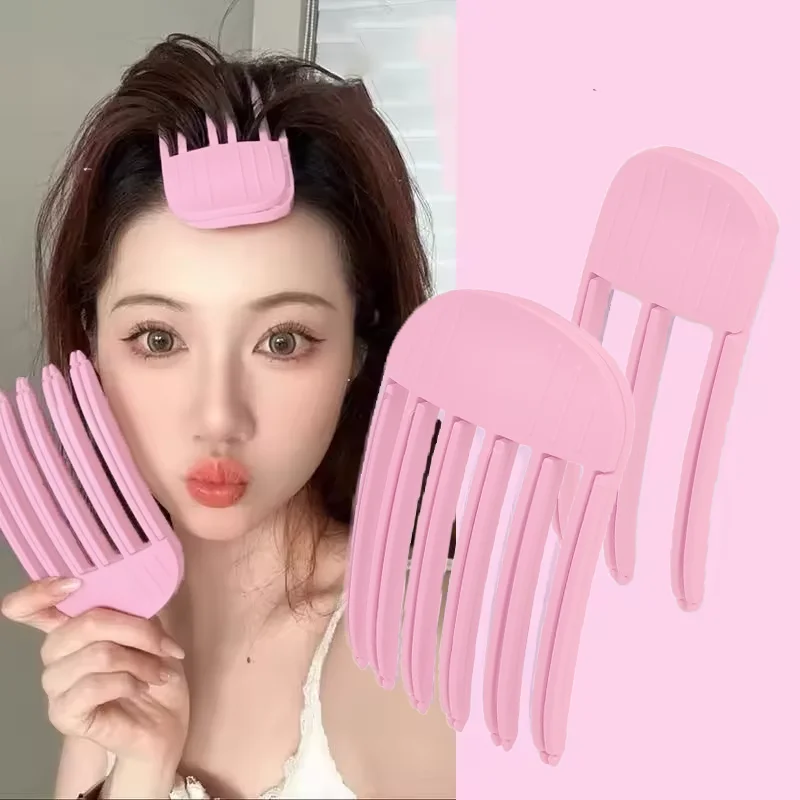 

1/2 natural fluffy hairpins non-heat hairpins DIY hair style fluffy tools hair root clips curling fixed shape clips hairpins set
