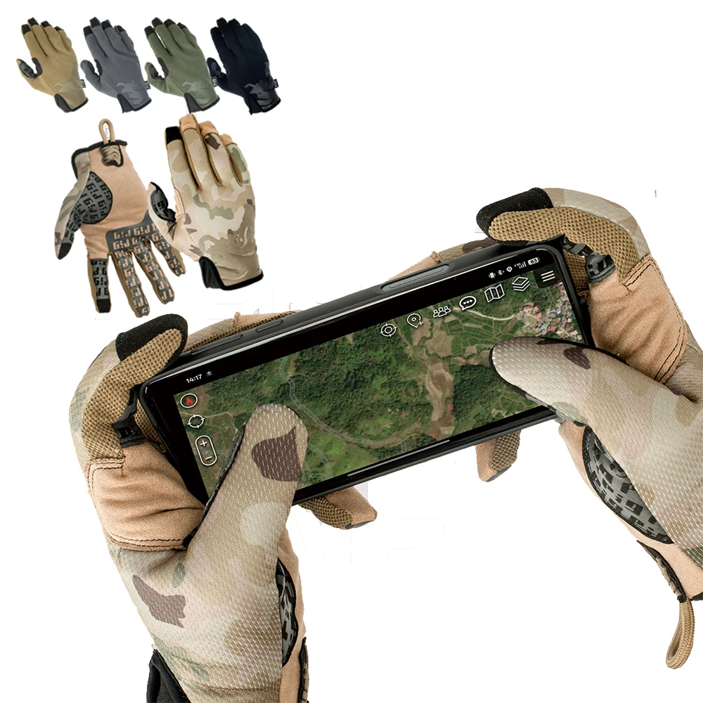 

FDT Tactical Shooting Gloves Outdoor Touch Screen Breathable Lightweight Cycling Gloves for CS Airsoft Hunting Camping Combat