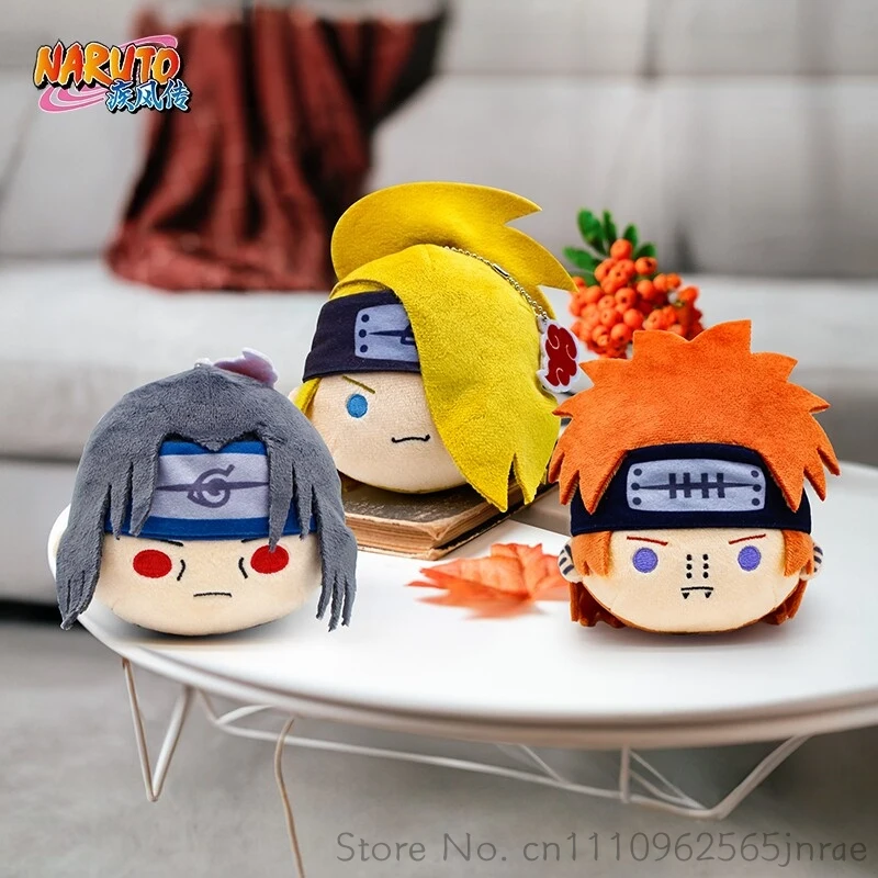 Akatsuki Pain Uchiha Itachi New Plush Pendant Q Version Character Stuffed Doll Keychain Bag Hanging Decor Gift For Anime Fans