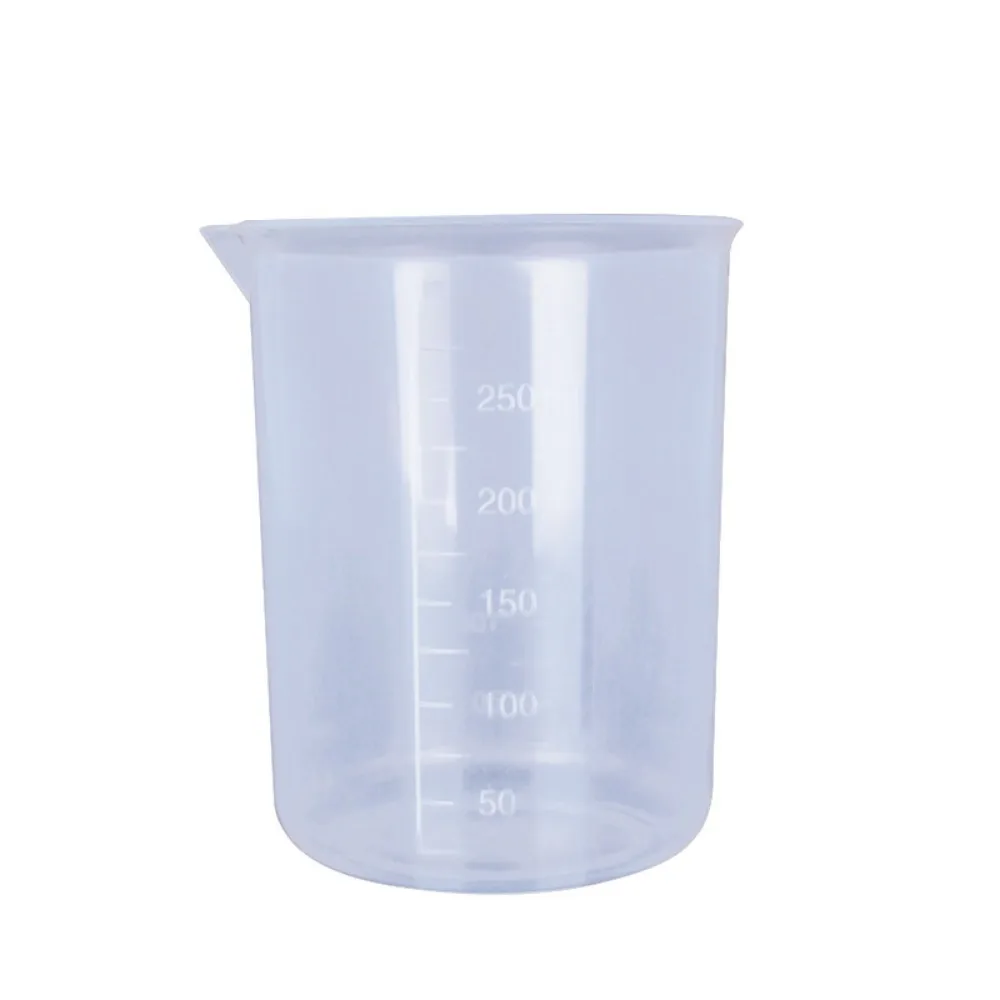 100ml 200ml 250ml 500ml Measuring Cup Kitchen Tool Plastic Graduated Lab Measuring Cup Without Handle Kitchen Baking Supplies