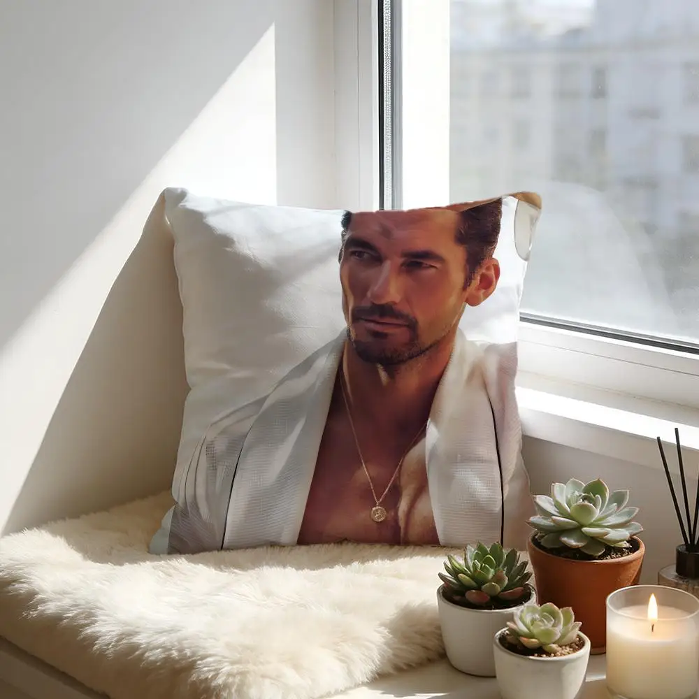 

Наволочка для подушки David Gandy, уютная бархатная декоративная подушка, мягкая теплая подушка для дивана и кровати