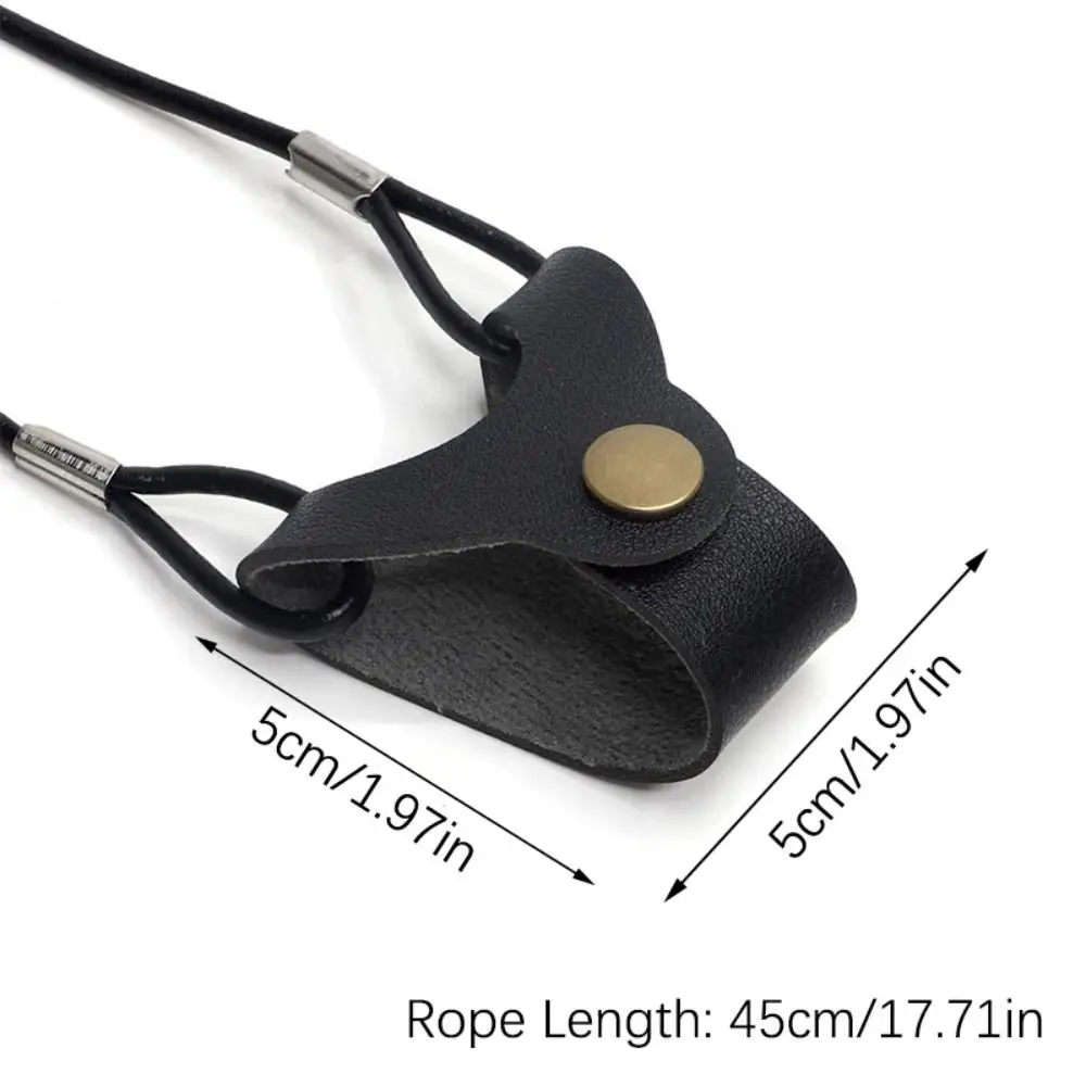 بو الجلود نظارات حقيبة نظارات حالات مكافحة سقوط R نظارات معلقة الرقبة حزام حامل الأشرطة نظارات تخزين الحبل #5