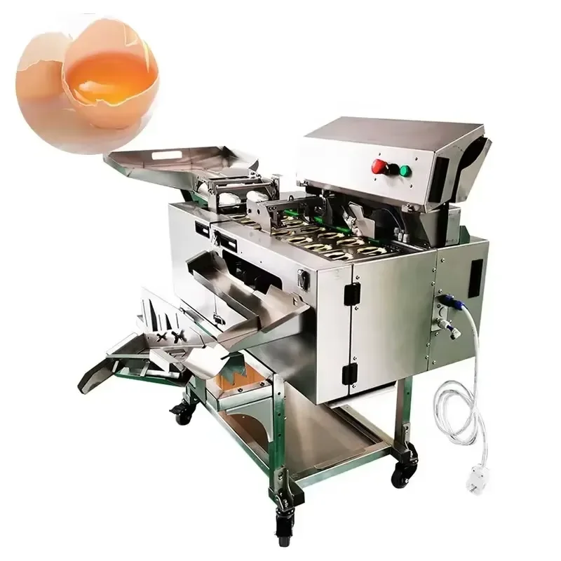 Automatic Egg Cracking Machine Egg Liquid Separator for Separating Egg Whites and Yolks Kitchen Tool