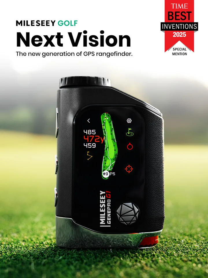 MILESEEY GenePro G1 Golf Rangefinder with Touchscreen & GPS, 43000