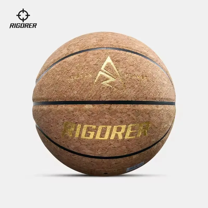 RIGORER Basketball Nr. 7 PU Reaves Co Branded Feuchtigkeitsableitendes Spiel für Erwachsene, spezifisches Handgefühl, echter verschleißfester BALL für den Außenbereich