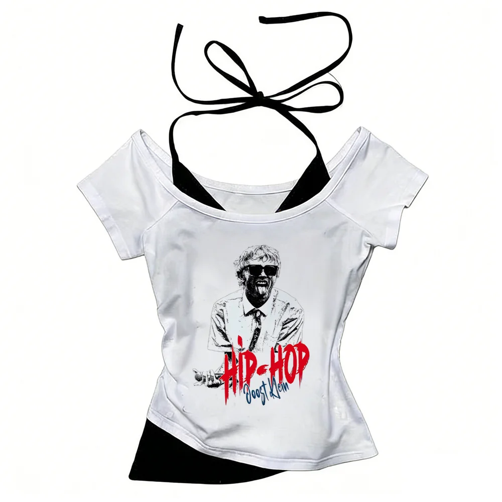 Joost Klein cropped top girl clearance sales korean fashion cheap gyaru streetwear tshirt funny goth grunge jojifuku kawaii