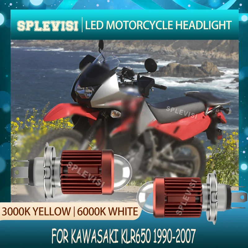 

Truly Plug and Play Installation LED Bulb For Kawasaki KLR650 1990 1991 1992 1993 1994 1995 1996 1997 1998 1999 2000 2001-2007