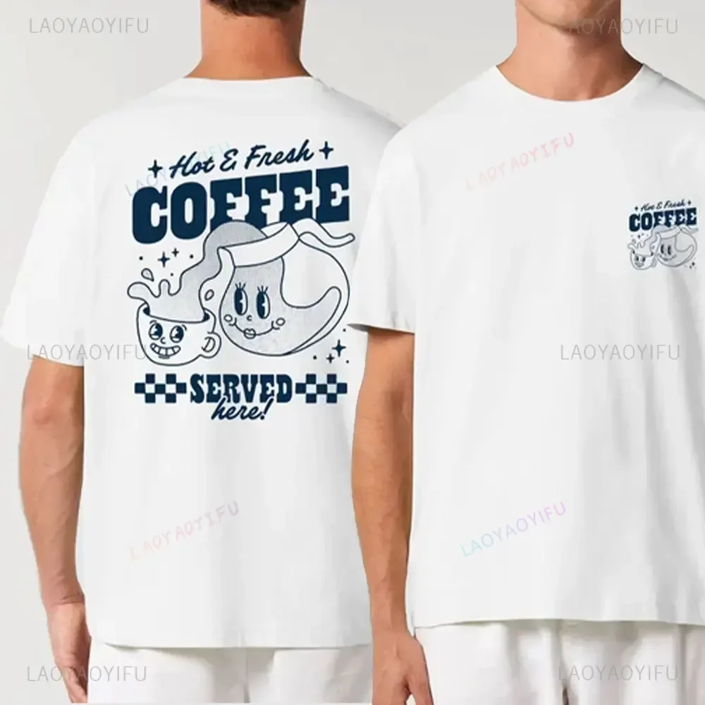 أكل الخضر الخاص بك وثيقة البقاء بعيدا القطن الأبيض تي شيرت بوهو طباعة الإفطار التي شيرت الصحة العقلية للجنسين الصيف قصيرة الأكمام Crewneck #4