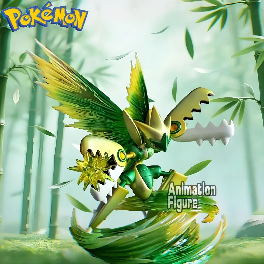 10cm/3.93in Anime Pokemen Figure Mega Scizor Action Figures Pvc Collection Model Toys for Children Gifts