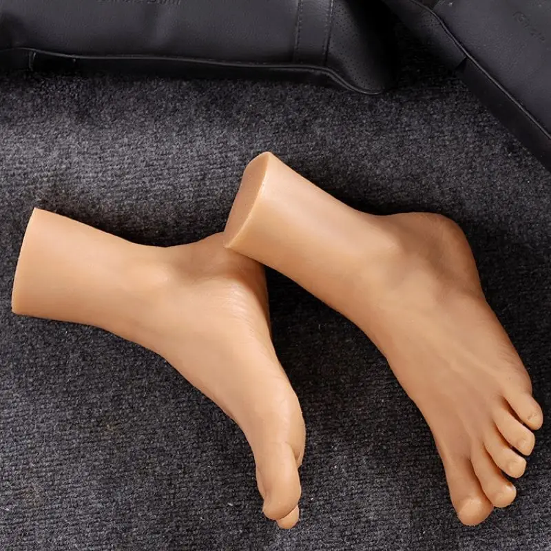 

Simulation Male Foot Model for Acupuncture & Massage Fake Foot Prop for Photography & Painting NY41