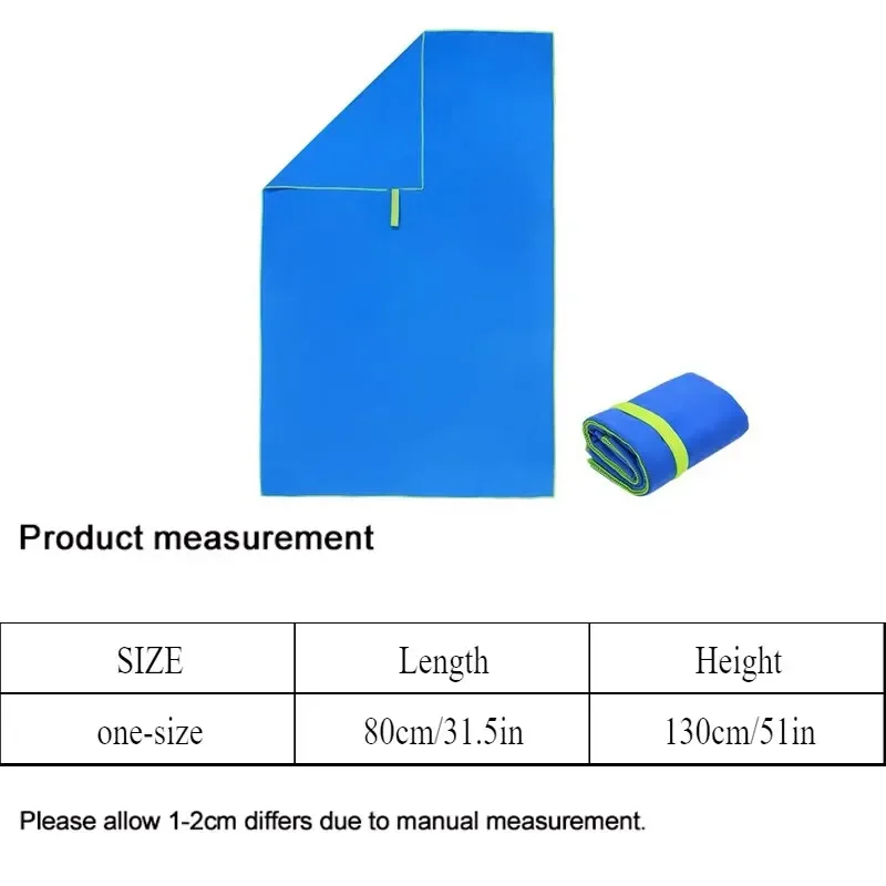 Sportowa mikrofibra szybkoschnący chusteczka do kieszeni przenośny ultralekki duży ręcznik chłonny do basenu Fitness plaża do jogi