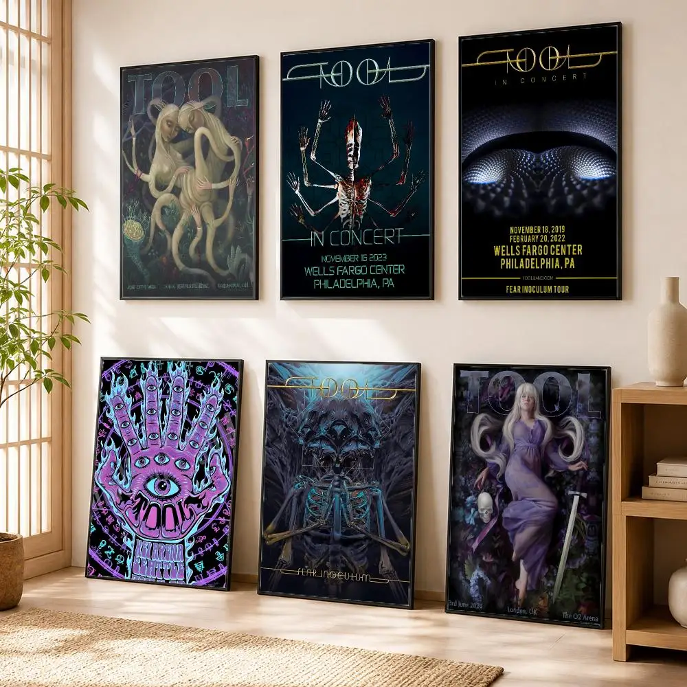 T-Tool Album Klassisches Band-Poster Moderne Wohnkultur Schlafzimmer Bar Flur Wasserdichte Wandkunst Ästhetische Dekoration