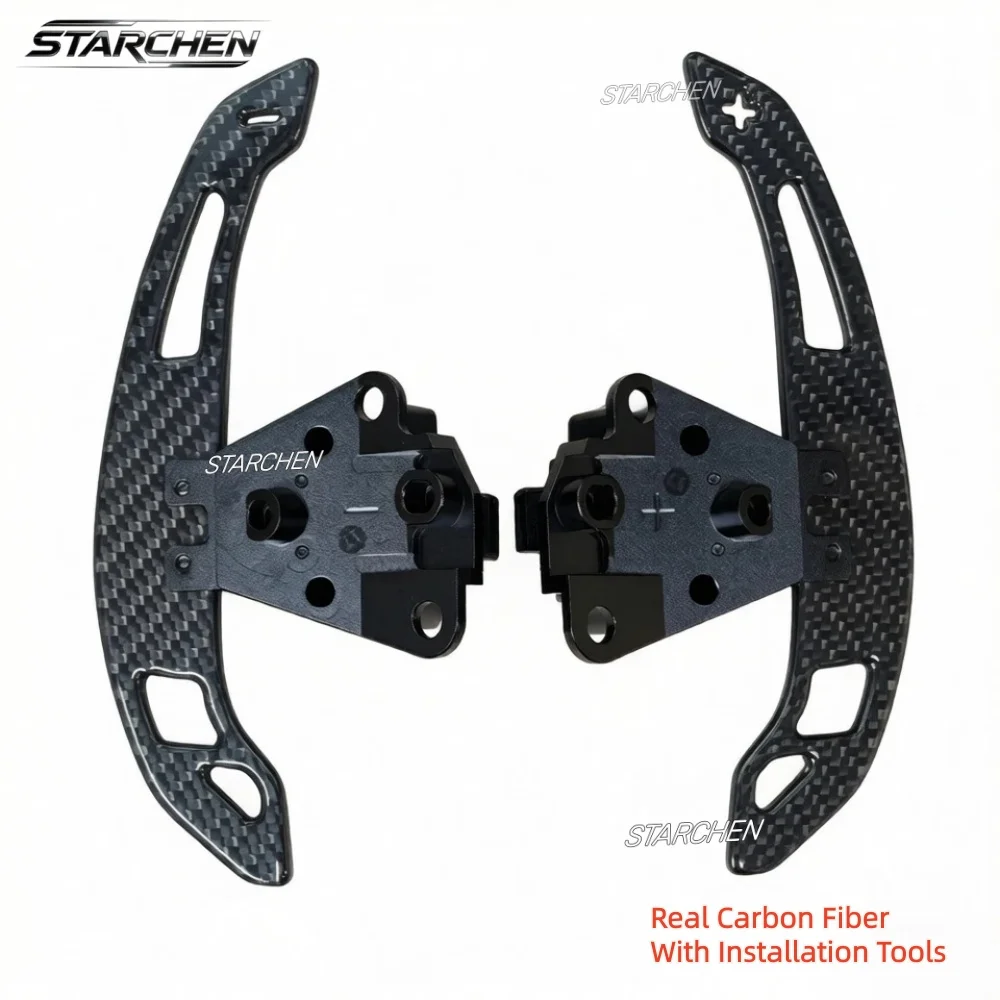 Real Carbon Fiber Magnetic Paddle Shifter for Lexus Is200t/Is250/Is300/Is350/Is F 2013+ (Rc350/Nx300h/Ct200h 2015 +) /Toyota 86/Subaru Brz 2017+ W/ Installation Tools