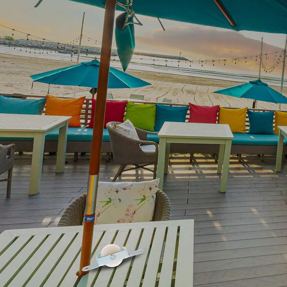 

8Pcs Patio Umbrella Accessories Sliding Support Brackets Replacement Rope Pulleys Universal Outdoor Parasol Parts Garden