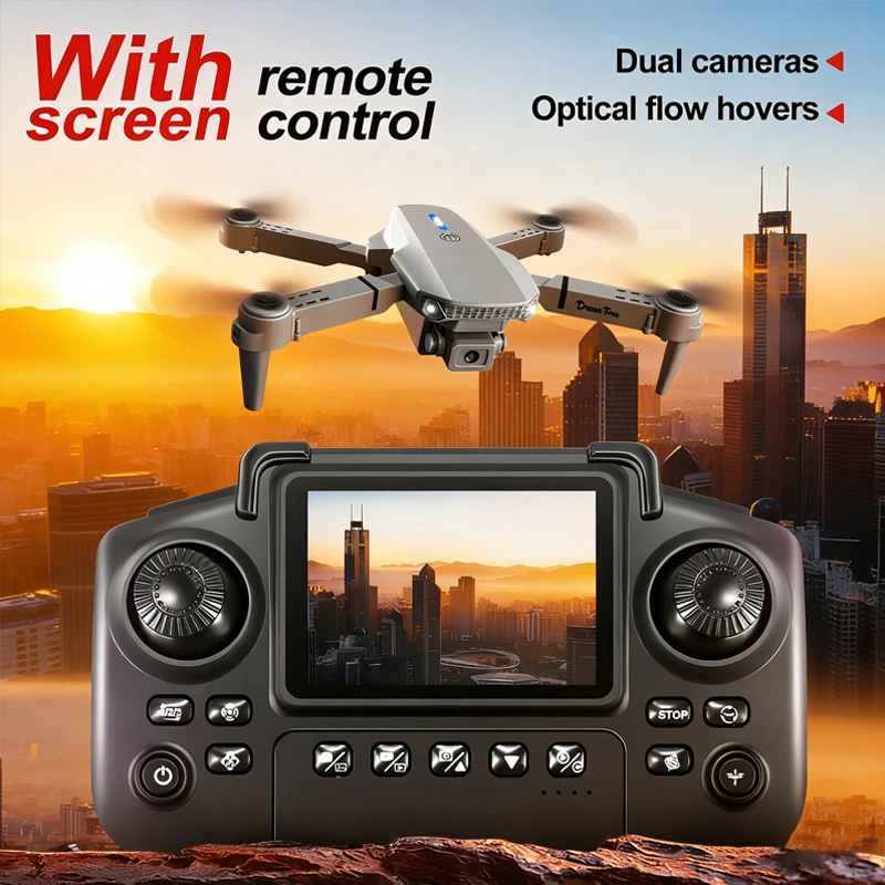 

New ​​Foldable New E88 Pro RC Drone With 4K Professional 1080P Wide Angle Dual HD Camera WIFI FPV Quadcopter Height Hold​