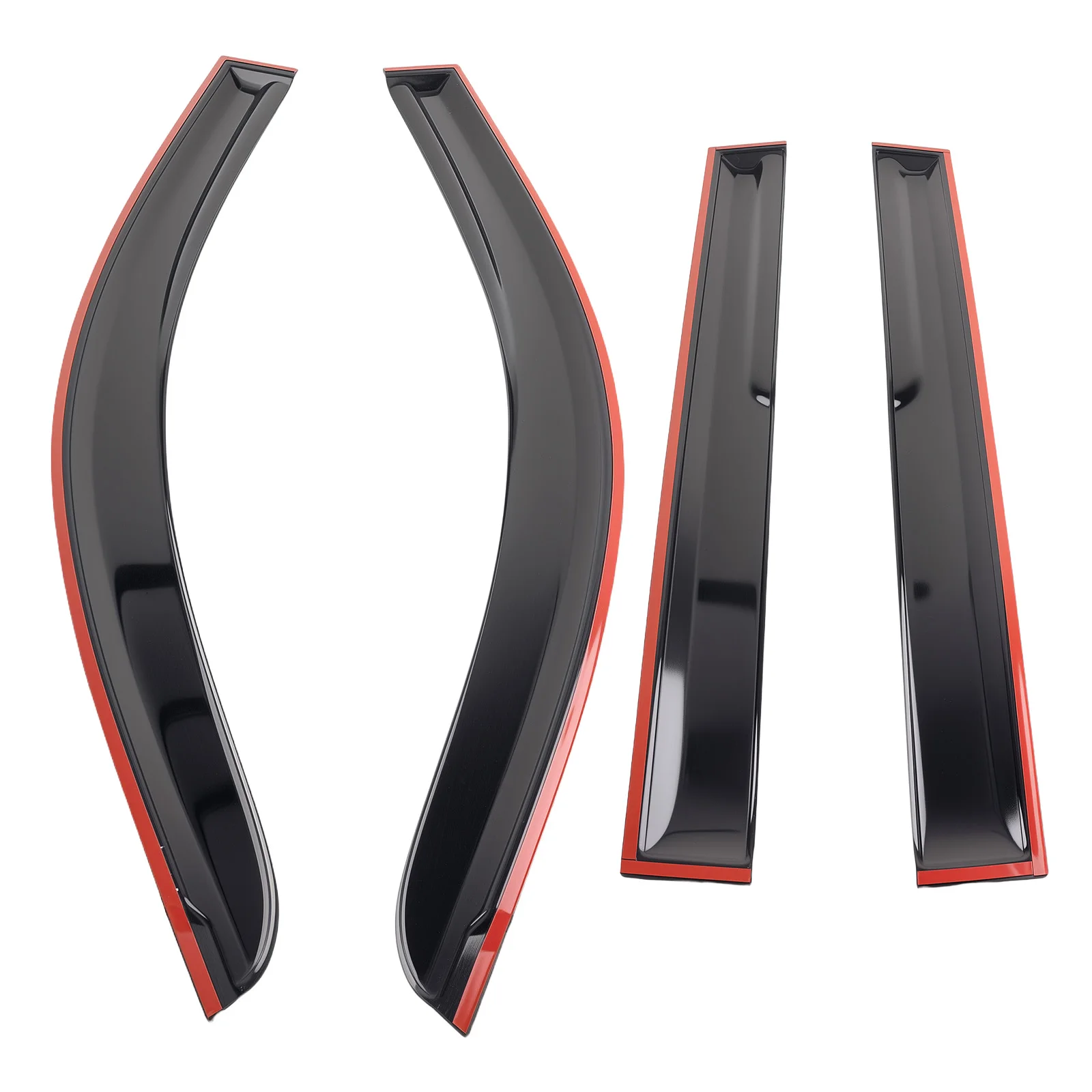 

Vent Window Rain Deflectors for Toyota Highlander 2008-2013 4PCS Outside Mount