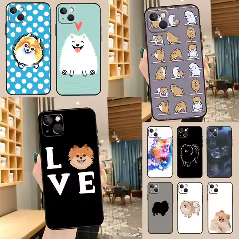 Pomeranian Dog Phone Case For Samsung Galaxy S25 S24 S20 S21 S22 S23 Ultra S9 S10 Plus S25 FE Cover Shell