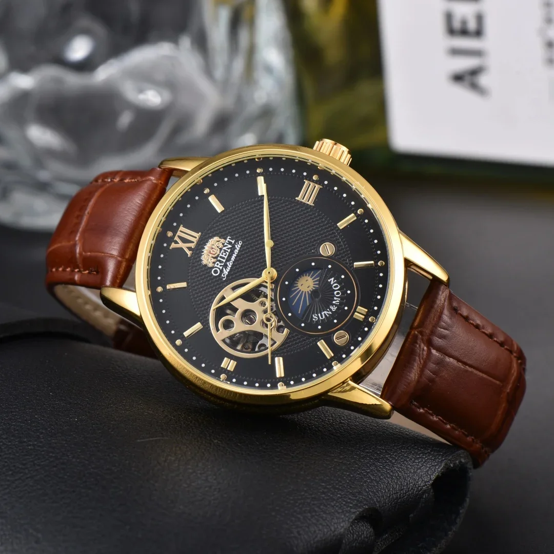 

88A StoreMechanical Movement Unisex Watch Full Functionality World Time Ultra-Thin Orient Series