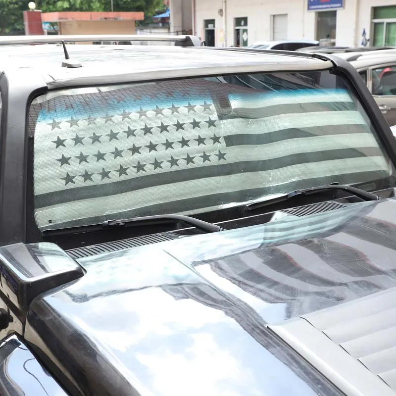 For Hummer H2 H3 Aluminumfoil Silver Car high efficiency refraction sunlight front glass sunshade sunshade pad Car Accessories