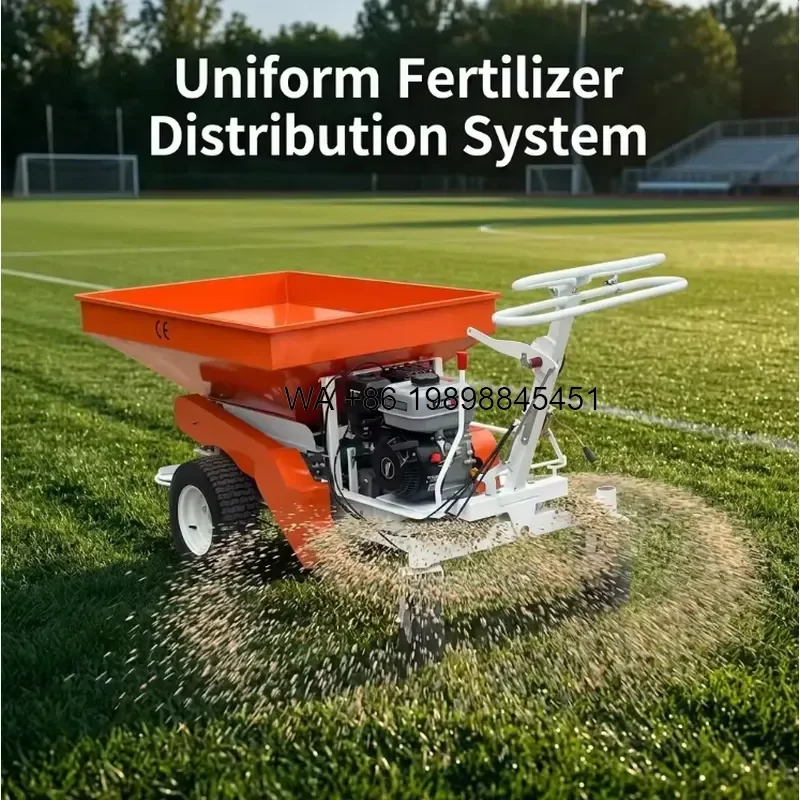 Wmwmnu High Efficiency Twin Disc Turf Spreader Professional Sand and Manure Broadcaster for Large Scale Agricultural Projects
