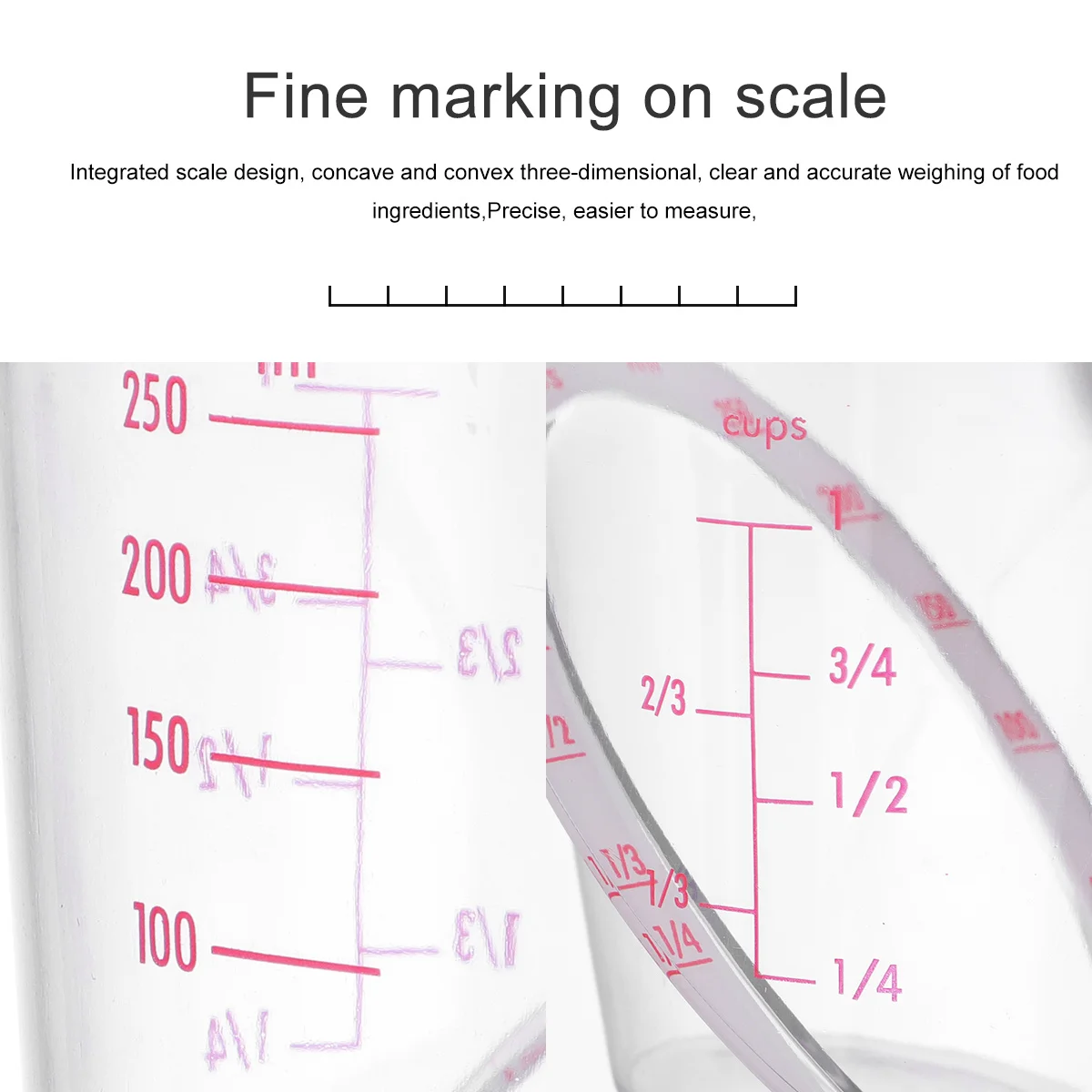 

1 шт., 250 мл, пластиковый мерный прозрачный градуированный контейнер для измерения жидкости для выпечки, приготовления пищи, дозирования сока, кухни
