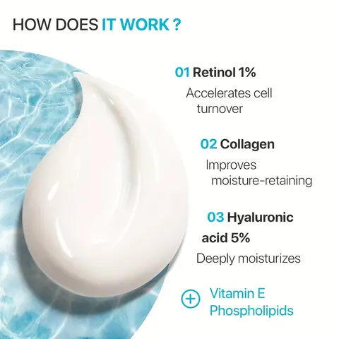 Ansiktskräm Retinolkräm - Dag & Natt Anti-aging Fuktkräm 8 best sales ansiktsfuktighetskräm - №1