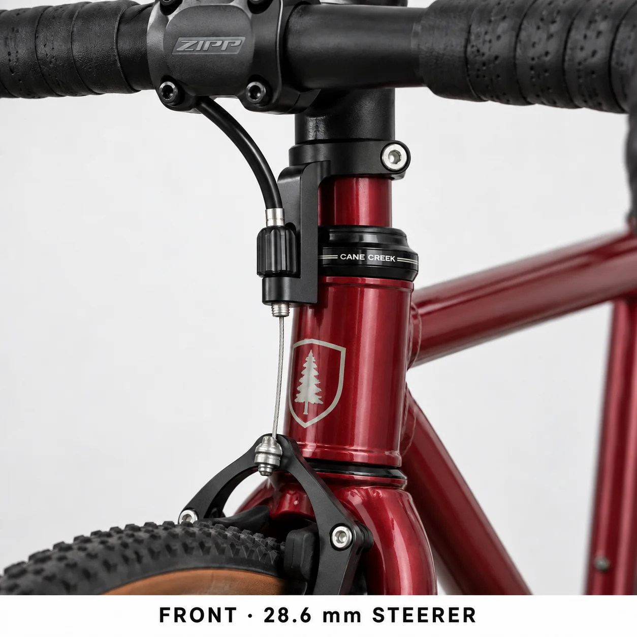Fahrrad-Bremskabelhalterung vorne 28,6 mm hinten 27,2 mm, Aluminium-Aufhängung für Bremskabel, geeignet für Rennräder und Mountainbikes. – Detail 3