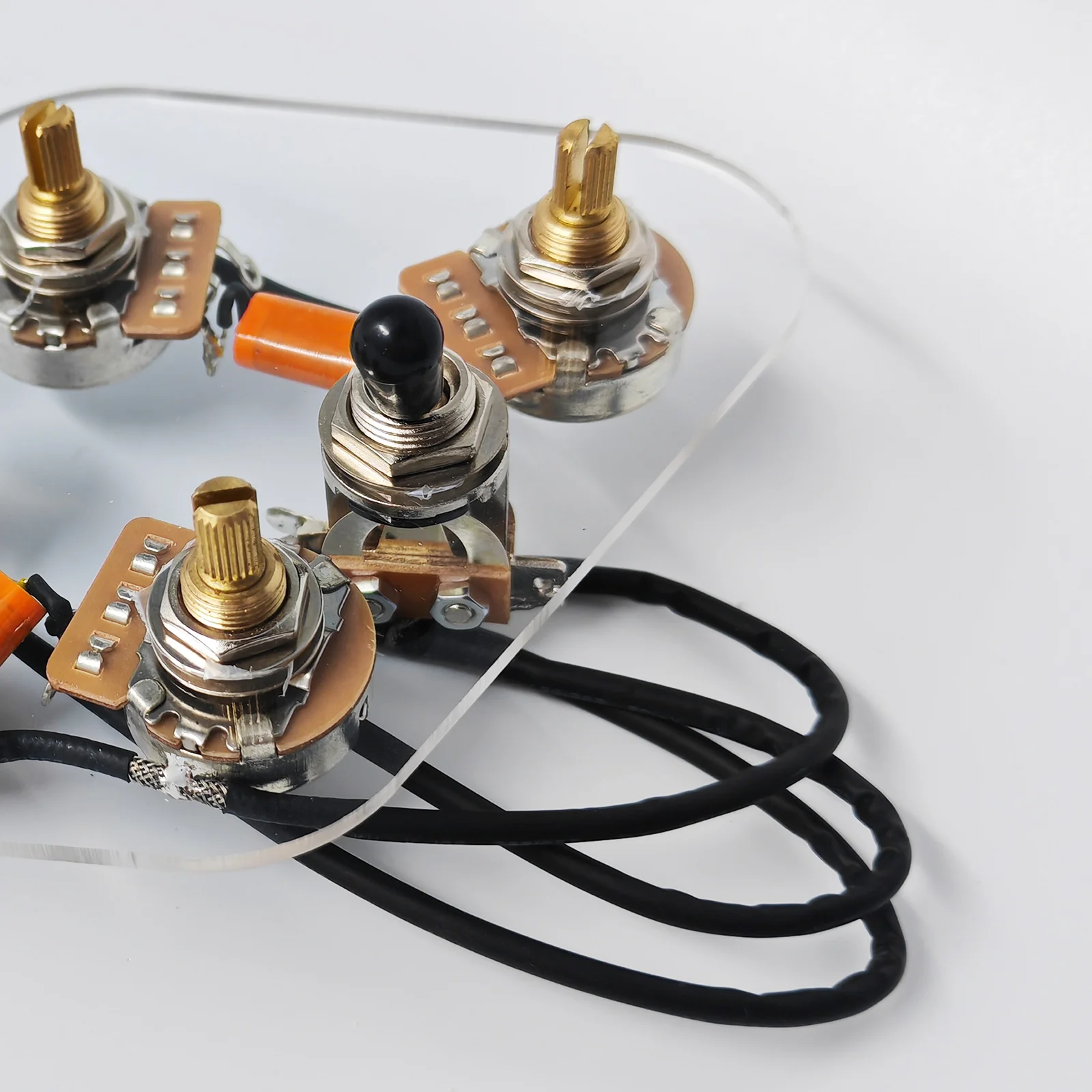 PHRILM 2T2V SG طقم جيتار كهربائي سلكي مسبقًا مع مفاتيح فردية، مقبس إخراج الصوت، 500KPot للقيثارات من النوع SG #3