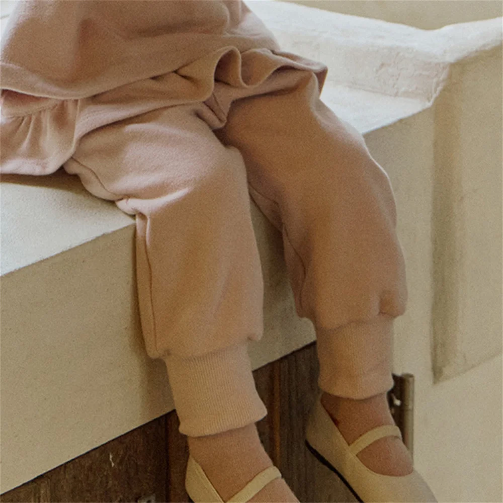 

Toddler Girls Pants Solid Color Pants Girls Spring Autumn Kids Pants Casual Style Clothes For Girls Sweatpants And Culottes