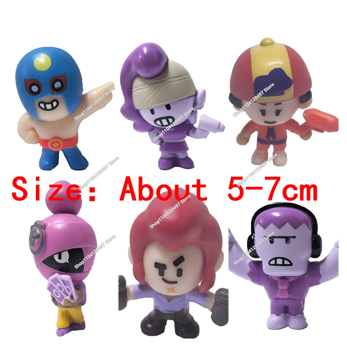 1pcs Original Brawler Heros Leon Crow Spike Collectible Figures Series 1 License Ultra Rare Gold Silver Collection Toy Gifts