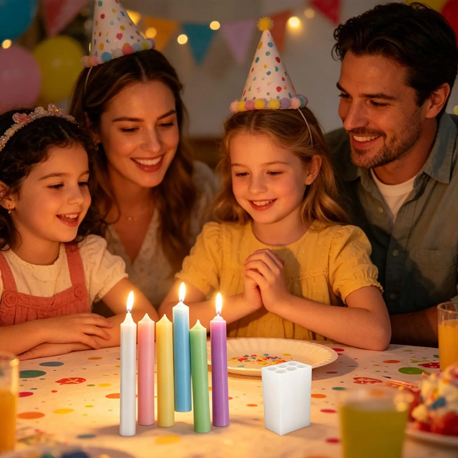 

Силиконовые формы для свечей на 6 ячеек: инструмент для изготовления домашних свечей для свадеб, дней рождения, рукоделия, праздников, встреч, вечеринок, декора дома